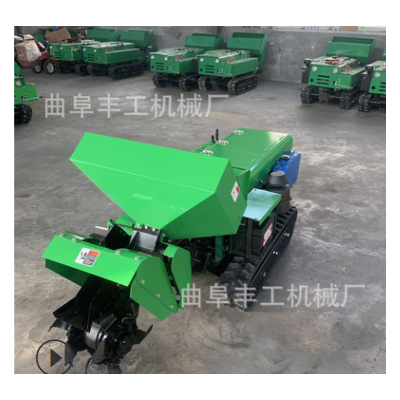 柴油動(dòng)力施肥回填機(jī) 園林苗圃挖溝機(jī) 葡萄園履帶款開溝機(jī)廠家