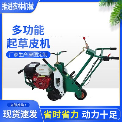 廠家供應草坪起草皮機起草坪機草坪移植機簡單自走式小型手動機械