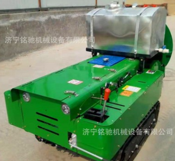 銘馳機械履帶式開溝施肥田園管理機 農用遙控自走式旋耕開溝