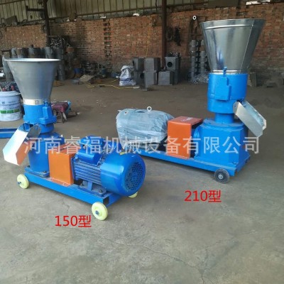 兩相電養(yǎng)殖顆粒飼料機 多功能平模飼料造粒機組 家用顆粒機