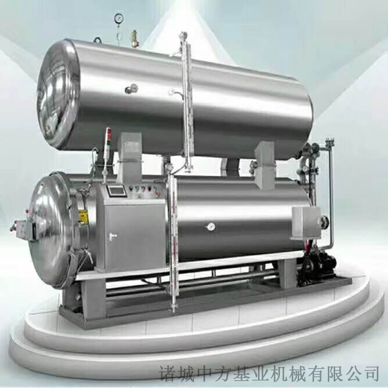 鹽焗雞真空包裝殺菌鍋 鹵味肉制品高溫殺菌鍋 豆豉魚罐頭殺菌設備