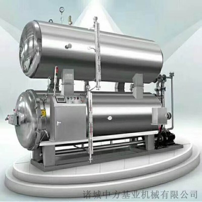 鹽焗雞真空包裝殺菌鍋 鹵味肉制品高溫殺菌鍋 豆豉魚罐頭殺菌設備