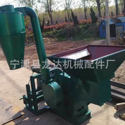 大型養(yǎng)殖飼料加工設備秸稈粉碎機 錘片式沙克龍青草飼料粉碎機