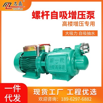 螺桿自吸泵大流量家用自來水水井抽水泵220V高揚程水泵抽水機(jī)