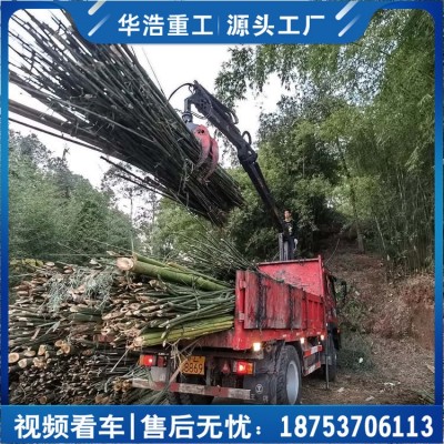 汽車(chē)底盤(pán)改裝旋轉(zhuǎn)式抓草機(jī) 10米全液壓抓鋼機(jī) 固定式抓料機(jī)