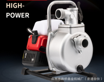 水泵1寸1.5寸二沖程汽油抽水機家用手提式抽水泵農業灌溉自吸泵