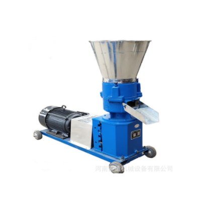 寵物飼料膨化機 平模秸稈顆粒飼料機 新型家用豬飼料牛飼料機