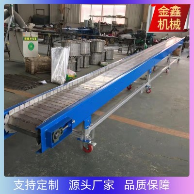 推薦不銹鋼鏈板輸送機耐高溫食品網帶傳送帶流水線重載板鏈輸送帶