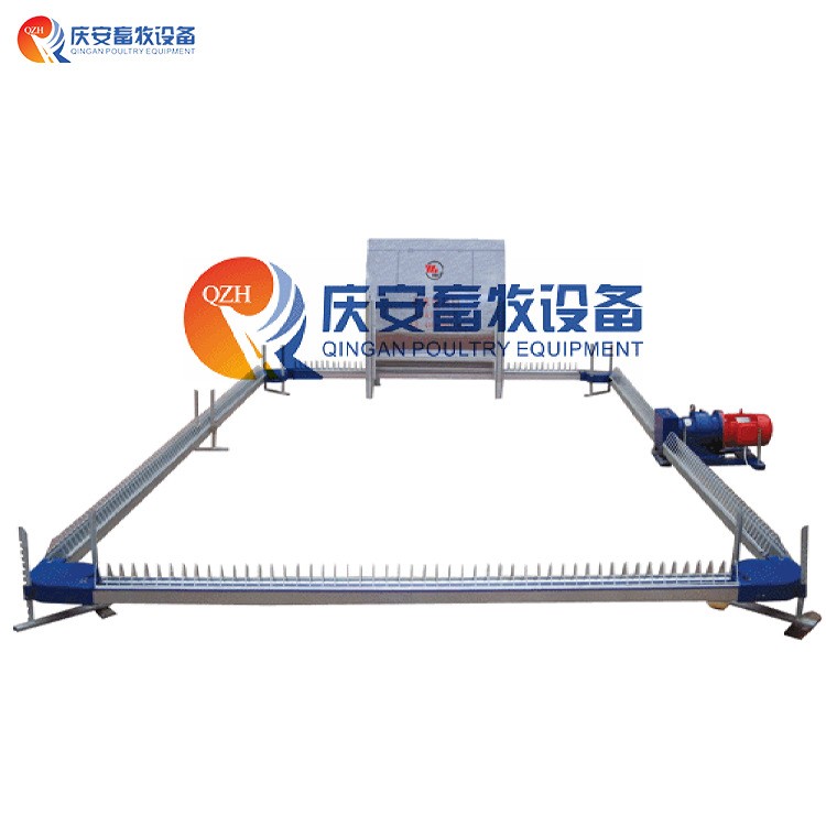 QZH慶安 高端平養 種雞肉雞料線 雞用 鏈式 養殖場