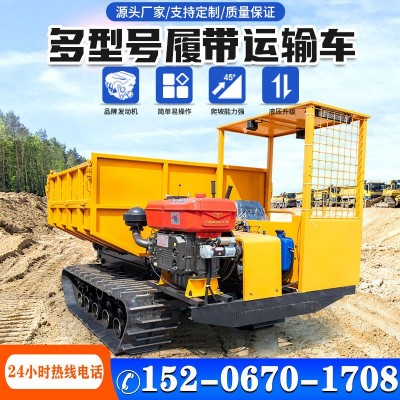 履帶運(yùn)輸車爬山虎農(nóng)用果園拖拉機(jī)石頭木材搬運(yùn)車山區(qū)全地形爬山虎