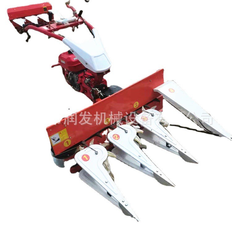 家用手扶微型割曬機 柴油自走式割草機 苜蓿草新式放片機