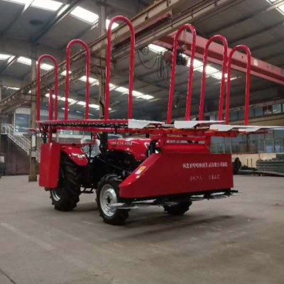 新款農哈哈玉米秸稈收獲機 割曬機 四行秸稈收割機 割桿機