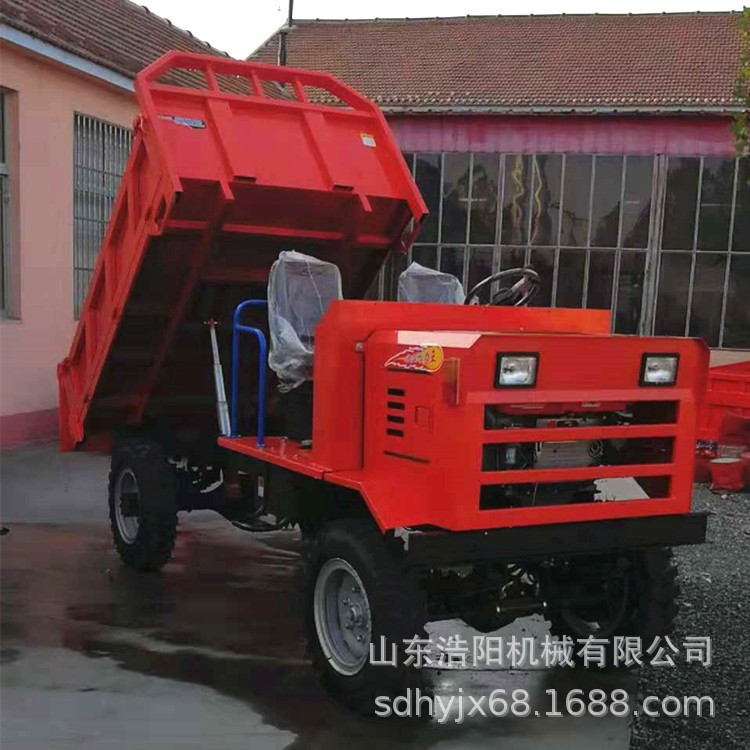 小型四輪農用拖拉機 25馬力柴油四驅翻斗車 3T礦用四不像車浩陽