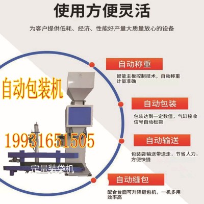 黃豆顆粒稱重包裝機械 大米顆粒自動灌裝機5-60公斤均可打包