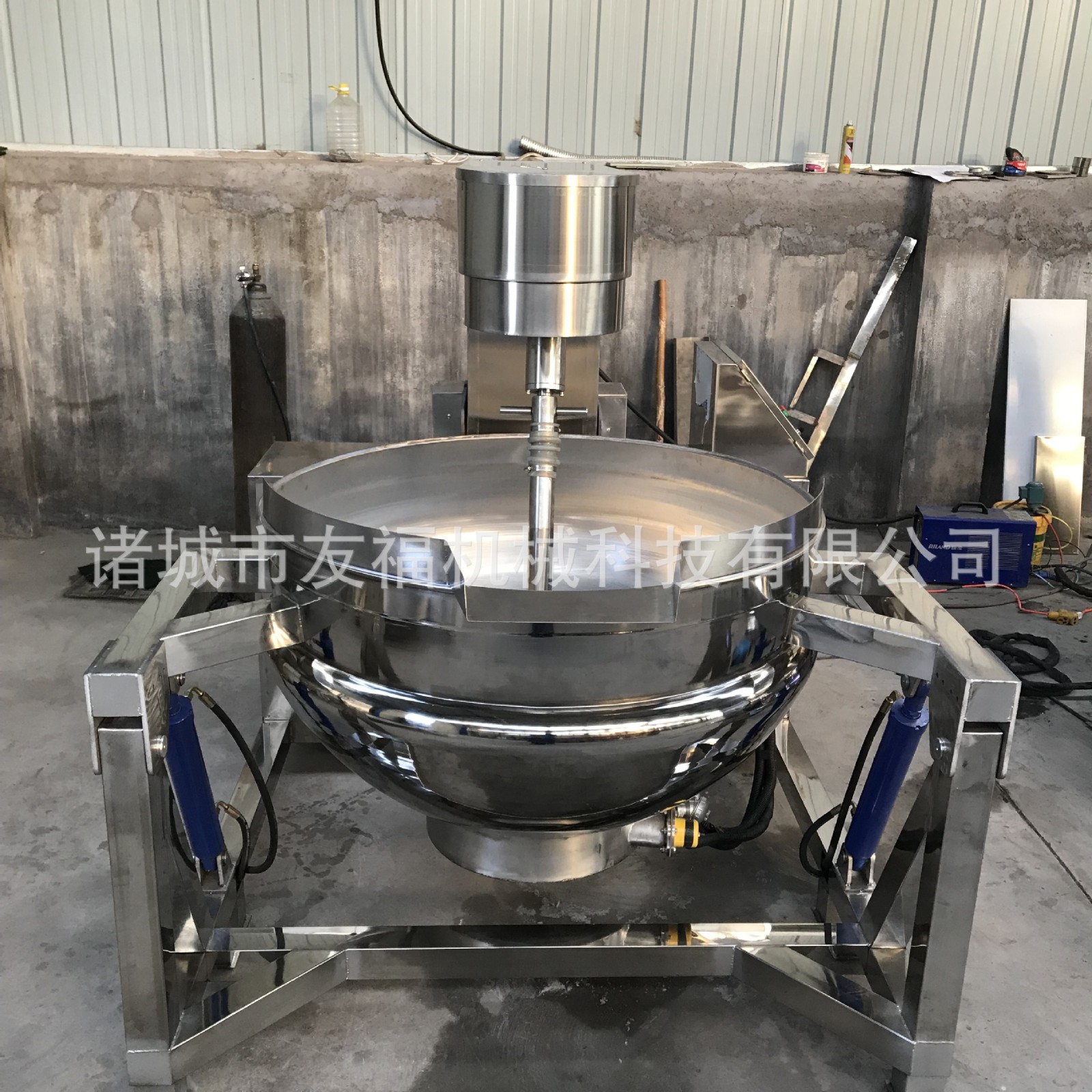 全自動焦糖爆米花攪拌炒鍋 沙茶醬行星攪拌炒鍋 蘋果醬炒制機