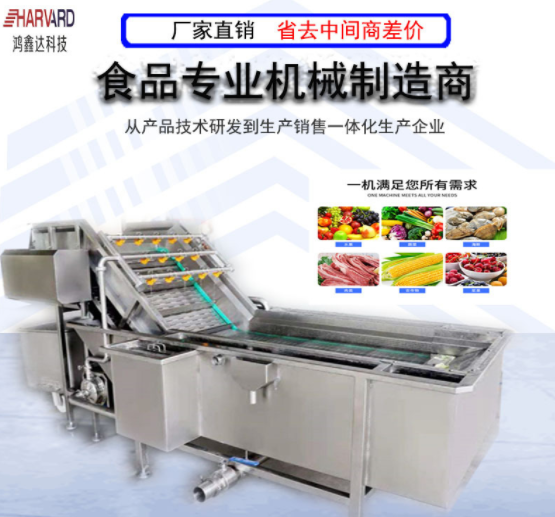 罐頭廠旋流清洗機供應 蘋果橘子洗果機 食品廠加工生產流水線