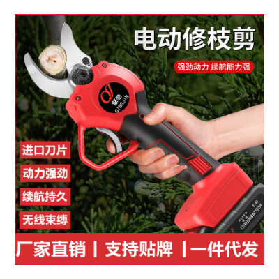 鋰電電動(dòng)剪刀充電式修剪樹(shù)枝果樹(shù)園藝剪子修枝剪樹(shù)剪刀剪枝神器