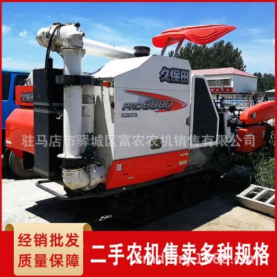 2017年二手久保田688Q大糧倉履帶式水稻小麥油菜聯(lián)合收割機(jī)