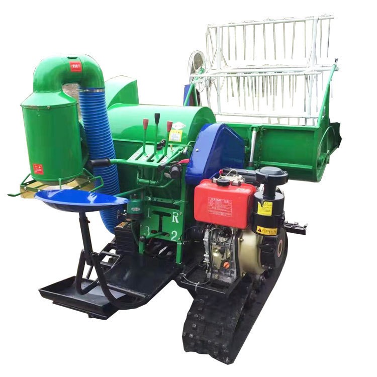 履帶式微型聯合收割機 熱銷小麥水稻聯合收割機 廠家供應