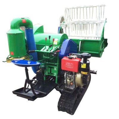 履帶式微型聯合收割機 熱銷小麥水稻聯合收割機 廠家供應