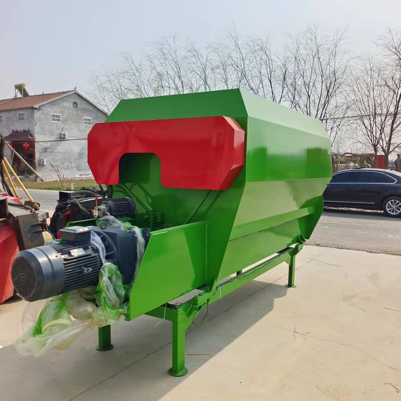 干濕混合草料攪拌機 TMR養殖場飼料混合機 小麥秸稈攪拌機