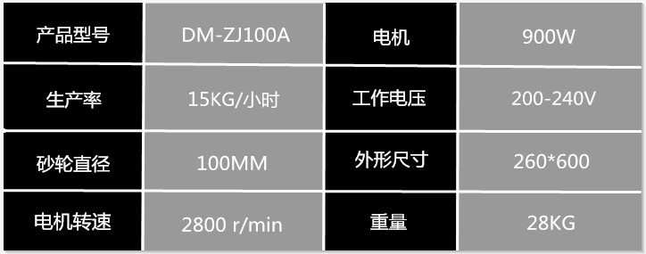 100油磨900W