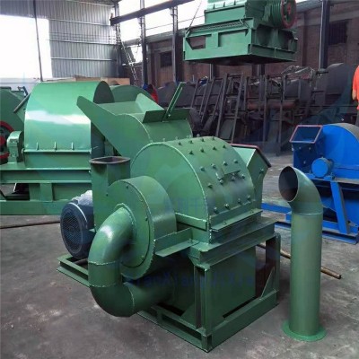 小型綜合多功能廢菇木材破碎機 半濕物料臥式移動樹棍打粉機超細