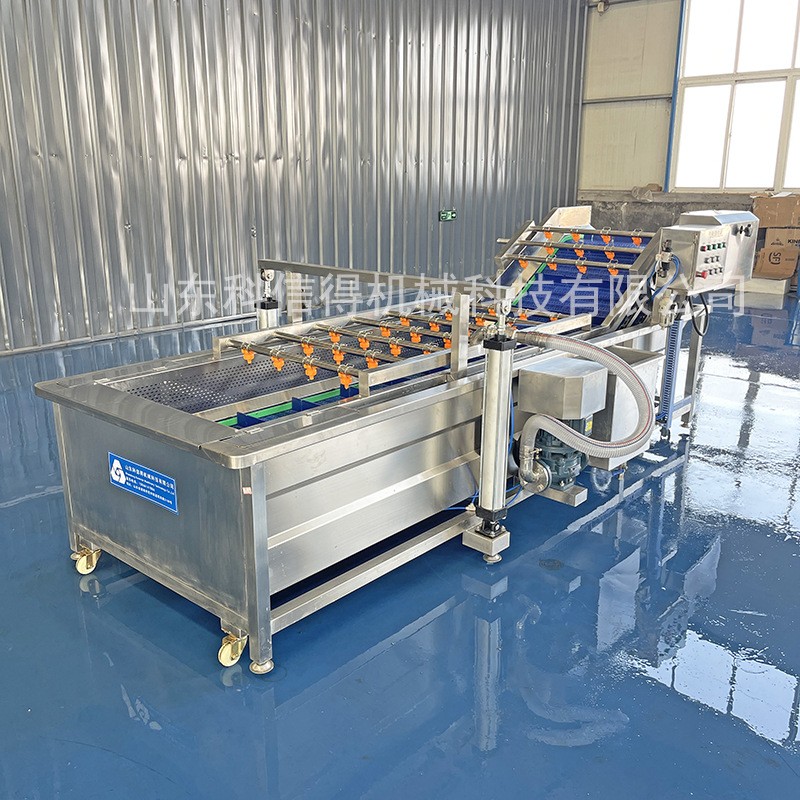 科信得專業(yè)生產(chǎn) 凈菜加工清洗線 氣泡渦流 蘑菇香菇氣泡清洗機(jī)