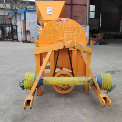 拖拉機帶木削機 拖拉機后驅傳動木材粉碎機