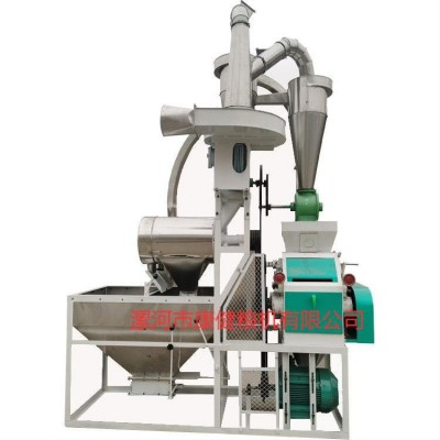 預(yù)置管道不銹鋼同步帶面粉機(jī)廠五谷雜糧小麥玉米磨粉機(jī)雙園羅單機(jī)