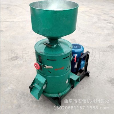 貴州大米稻谷脫殼碾米機 家用小型立式碾米機 電動蕎麥鮮米機