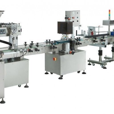 500-1000g膏體醬料灌裝旋蓋貼標(biāo)生產(chǎn)線(xiàn)