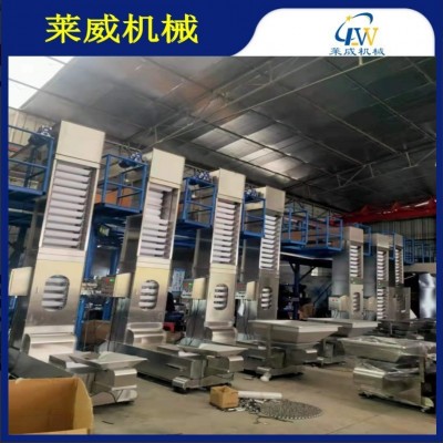 上海萊威Z型斗提機 翻斗式提升機廠家 食品原料不銹鋼提升機工廠