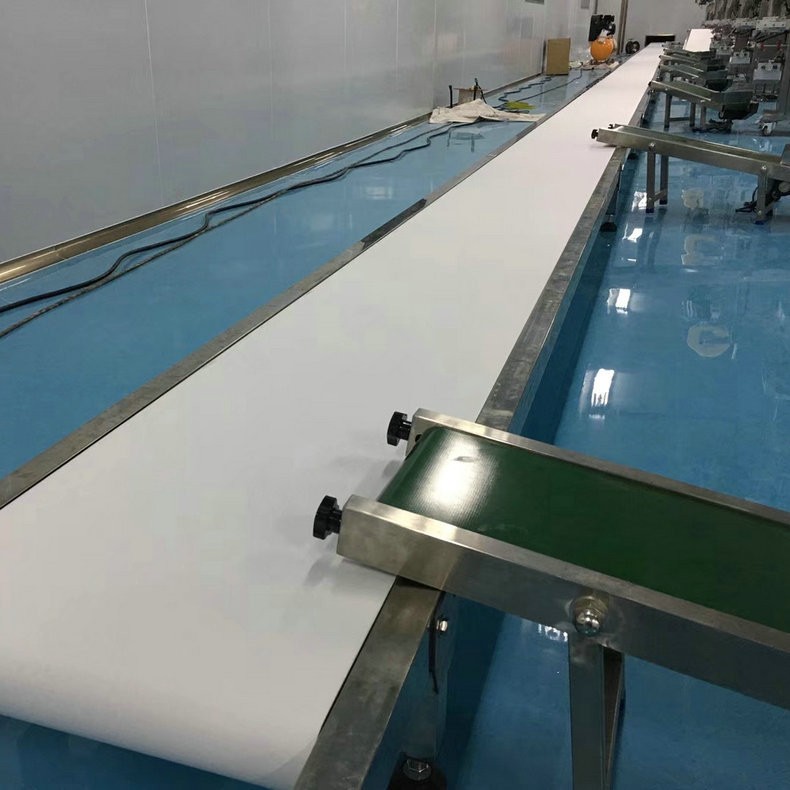 食品水平皮帶輸送機(jī) 工業(yè)升降皮帶輸送機(jī) 皮帶爬坡分揀輸送機(jī)