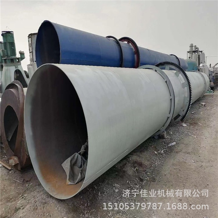 佳業梁山二手豆渣滾筒烘干機 滾筒烘干機 有機肥回轉滾筒烘干機