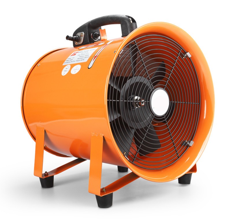 工廠批發220-110V手提式風機移動軸流風機便攜式管道風機全銅電機