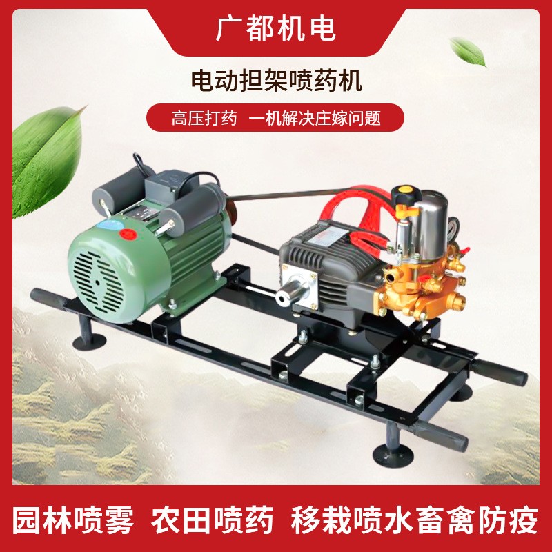 廠家推薦 電動式噴霧器 噴藥機 擔架式電機型園林高壓打藥機