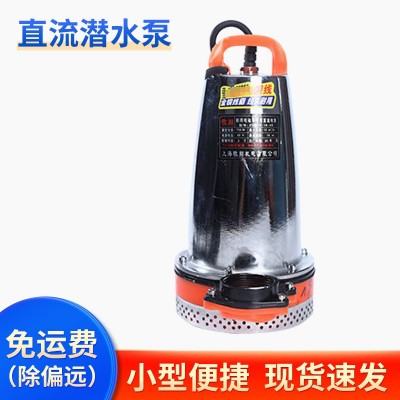 小型便攜直流潛水泵家用電動車離心泵電瓶農用灌溉 排污抽水泵