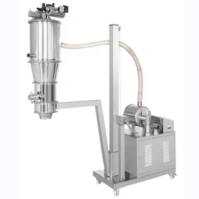手搖提升小車負壓輸送粉料真空輸送輸送食品藥粉
