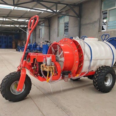 牽引款風送式打藥機 葡萄園送風式噴霧器 果園自走式噴霧機運輸車