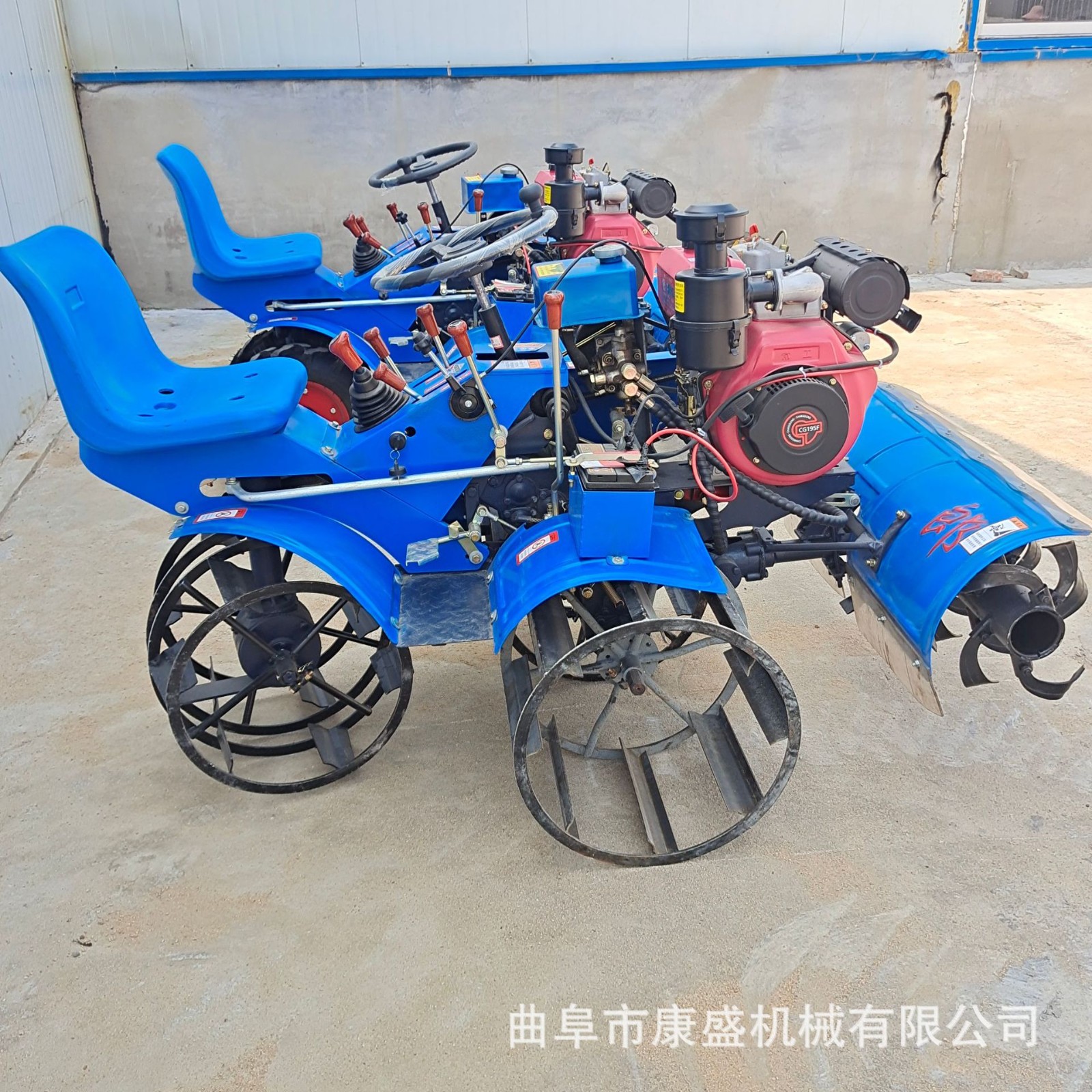 2023新款水田機 七郎四驅微耕機 多功能稻田旋耕機 拖拉機價格