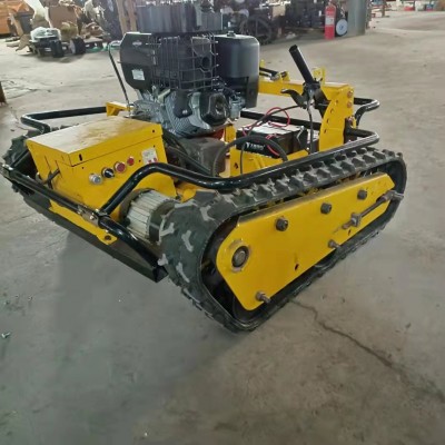 履帶式百利通本田華盛汽油遙控割草機球場草坪修打草修剪機果園林