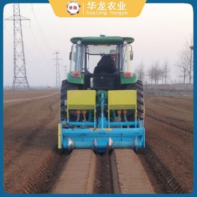 華龍精整起壟機_牽引式旋耕起壟施肥覆膜覆膜一體機_農機廠家
