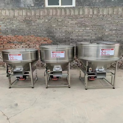 小型家用養(yǎng)殖場拌料設(shè)不銹鋼飼料攪拌機 養(yǎng)殖場干濕拌藥拌料設(shè)備