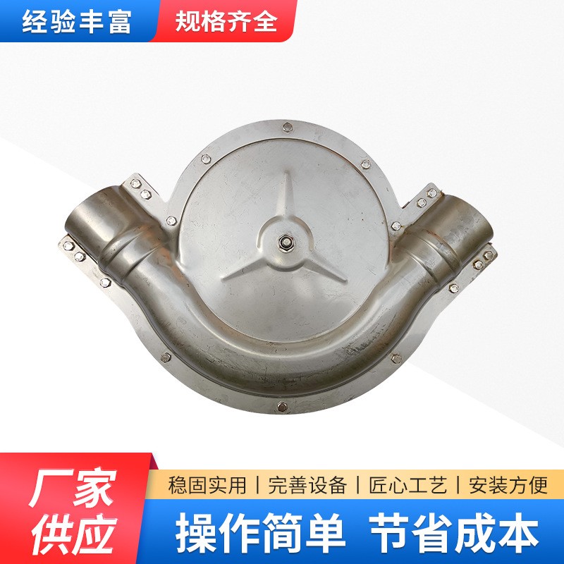 自動化養(yǎng)殖塞盤料線配件 不銹鋼料線轉角器賽盤轉角