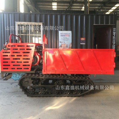 小型履帶運輸車 2T全地形爬山虎運輸車 果園山地用液壓自卸農用車