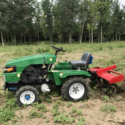 土地耕整田園管理機小四輪拖拉機果園四驅旋耕機 低矮型單缸多缸