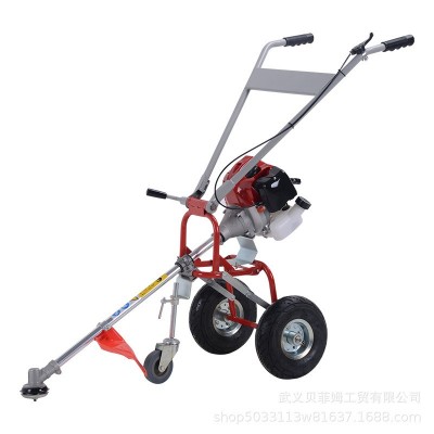 廠家直供高品質(zhì)手推式汽油割草機(jī) 多功能收割神器除草 割灌機(jī)