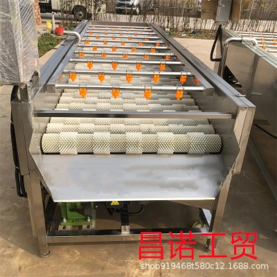 柚子毛輥清洗去雜機 馬鈴薯清洗去皮設備 洋芋平行清洗生產線