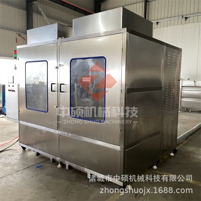 200L益母草膏桶清洗機 中藥膏滋桶大批量清洗機 糖漿桶清洗設備